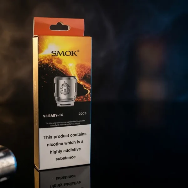 resistência tfv8 baby - Resistência / Coil para TFV8 Baby / TFV8 Big Baby / TFV12 Baby prince - Smok - T6