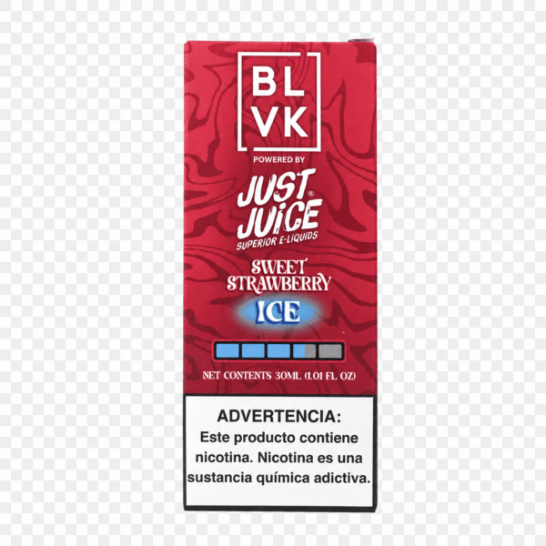 nic salt morango ice - Líquido Blvk Unicorn by Just Juice Salt - Sweet Strawberry Ice