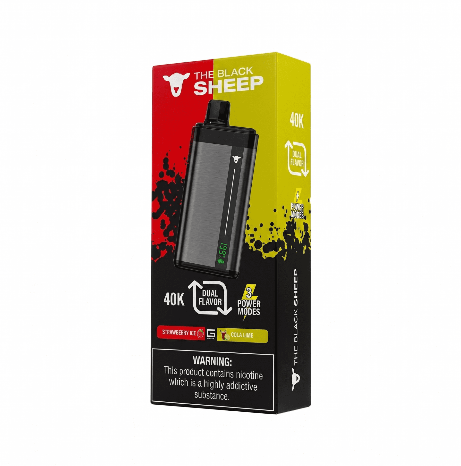 Pod Descartável The Black Sheep - Dual Flavor - 40.000 puffs - Imagem 2