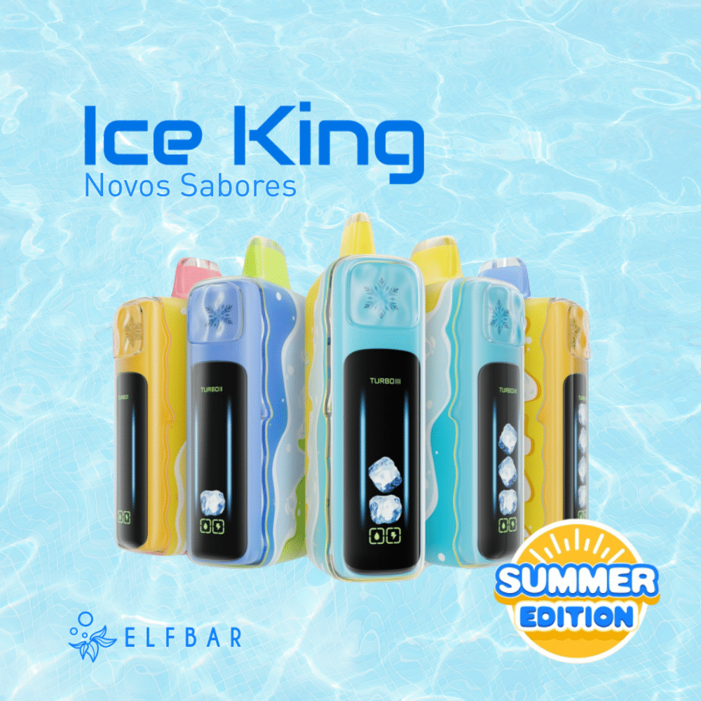 Pod Descartável Elf Bar Ice King - Summer Edition - 40.000 Puffs - Imagem 2