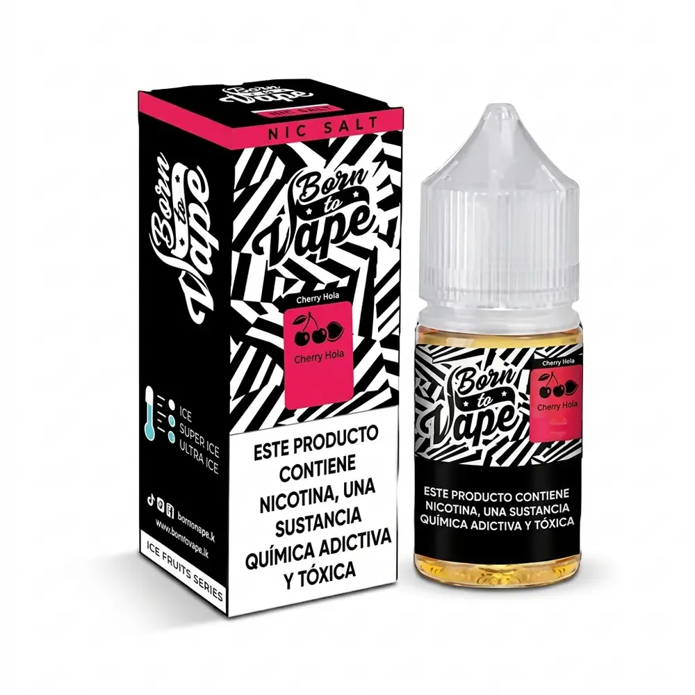 Líquido Born To Vape Salt - Cherry Huls